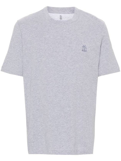 Logo Short Sleeve T-Shirt Grey - BRUNELLO CUCINELLI - BALAAN 2