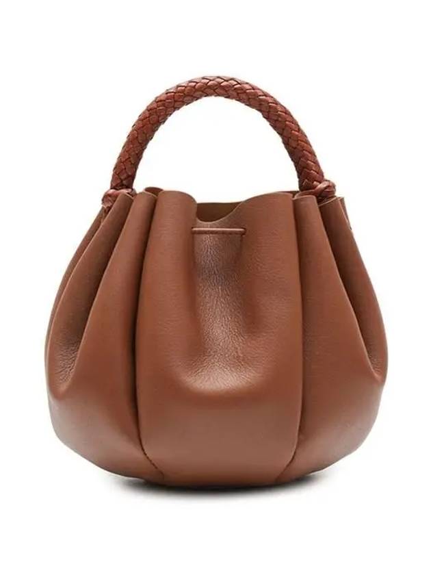 Molina Mini Shoulder Bag Chestnut - HEREU - BALAAN 3