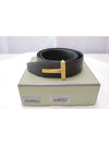 T logo reversible belt brown black 95 - TOM FORD - BALAAN 2