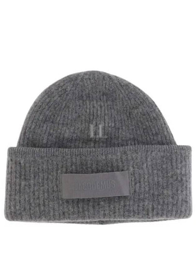 The Gros Grain Beanie Grey - JACQUEMUS - BALAAN 2