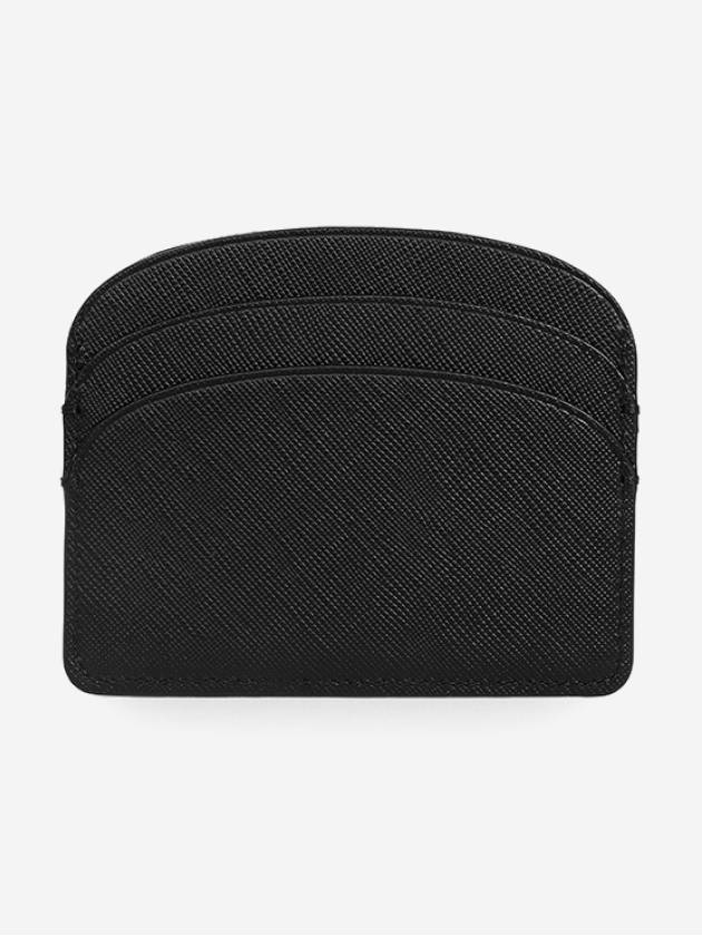 Demi Lune Card Wallet Black - A.P.C. - BALAAN 3