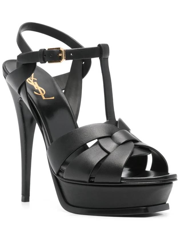 Classic Tribute 105 Sandal Heels Black - SAINT LAURENT - BALAAN 3