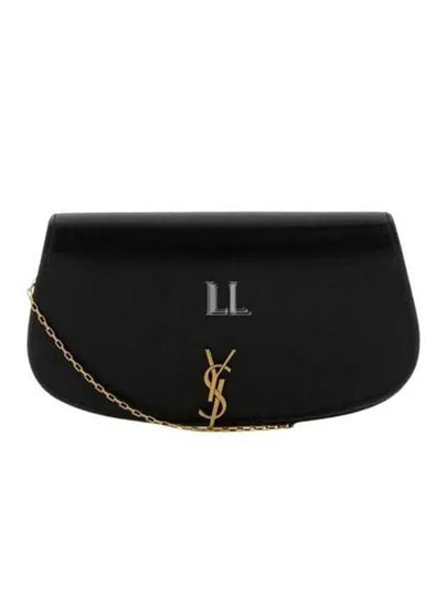 Voltaire Shoulder Bag Black - SAINT LAURENT - BALAAN 2