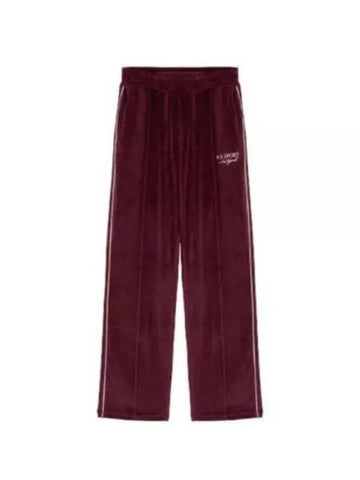 Training Jogger Pants SW751 Free MERLOT - SPORTY & RICH - BALAAN 1