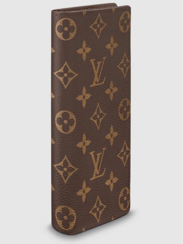 Brazza Monogram Long Wallet Brown - LOUIS VUITTON - BALAAN 4