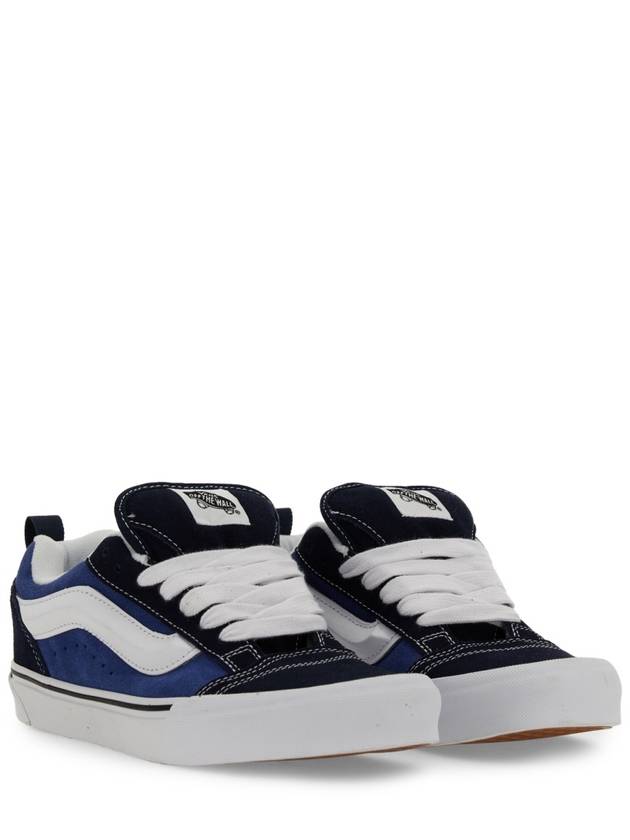 Knu Skool Lace-Up Low Top Sneakers Blue - VANS - BALAAN 7