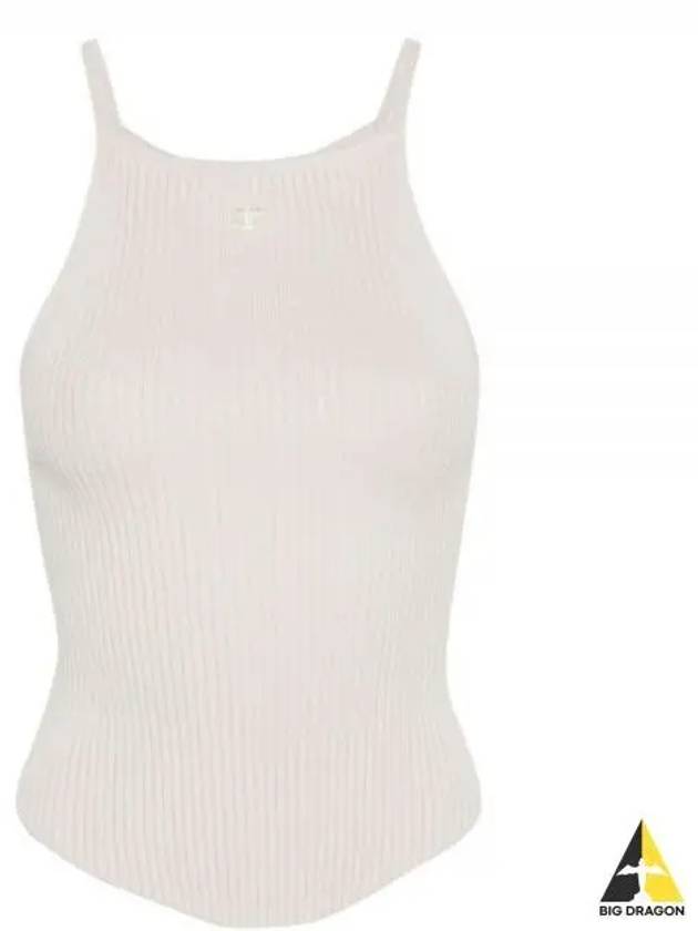 Holistic Ribbed Knit Sleeveless Lime Stone - COURREGES - BALAAN 2