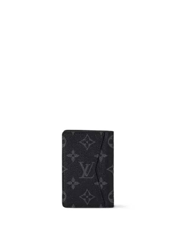 Pocket Organizer Monogram Card Wallet Black - LOUIS VUITTON - BALAAN 6