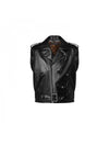 Sleeveless Grain Leather Biker Jacket 1ABBVW - LOUIS VUITTON - BALAAN 1