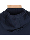 Logo Patch Zip Up Hoodie Navy - STONE ISLAND - BALAAN 10