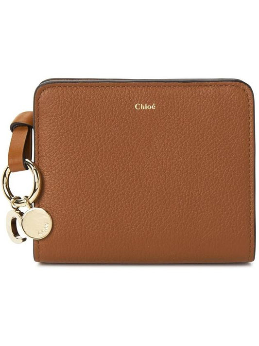 Women's Alphabet Small Half Wallet Brown - CHLOE - BALAAN 2