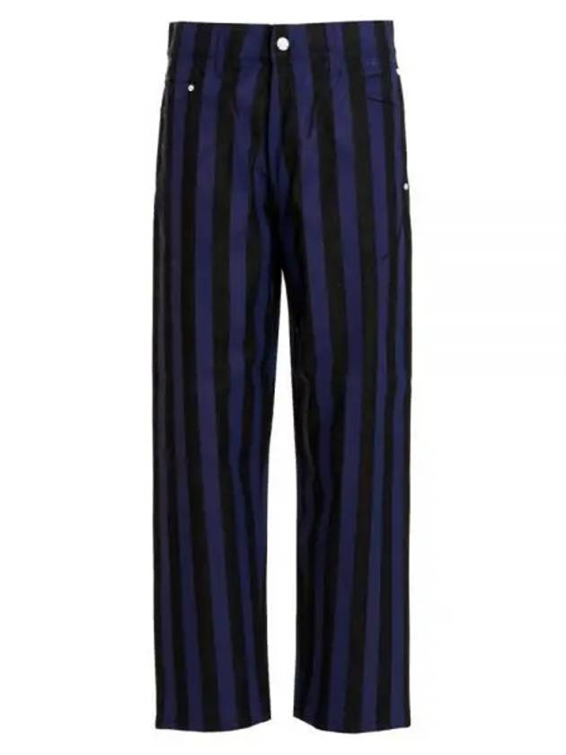 CLASSIC PANTS MRTWMDEN0097235 7235 Striped Denim Classic Pants - SUNNEI - BALAAN 1