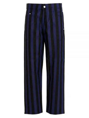 CLASSIC PANTS MRTWMDEN0097235 7235 Striped Denim Classic Pants - SUNNEI - BALAAN 1