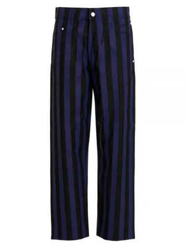 CLASSIC PANTS MRTWMDEN0097235 7235 Striped Denim Classic Pants - SUNNEI - BALAAN 1