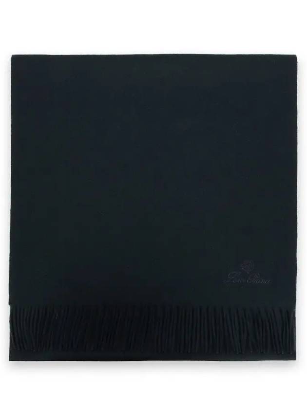 Grande Unita Cashmere Scarf Emerald Noire - LORO PIANA - BALAAN 3