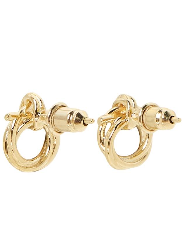 Twisted Gancini Earrings Gold - SALVATORE FERRAGAMO - BALAAN 5