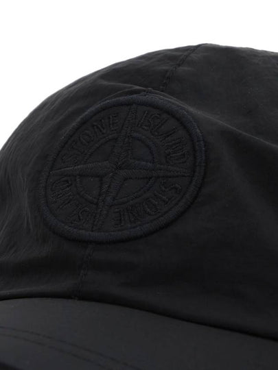 Black Nylon Embroidery Hat 811599576 - STONE ISLAND - BALAAN 2