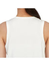 Logo Print Sleeveless White - MONCLER - BALAAN 8