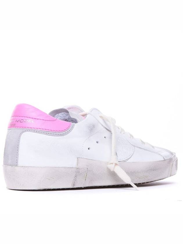 Women s PRSX Low Top Sneakers White Pink - PHILIPPE MODEL - BALAAN 3