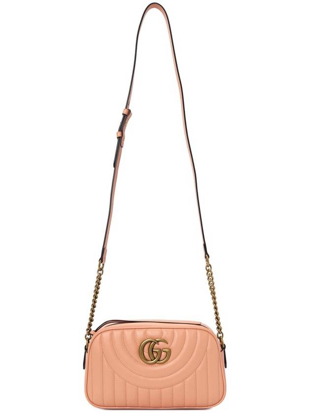 GG Marmont Matelasse Leather Cross Bag Peach - GUCCI - BALAAN 8