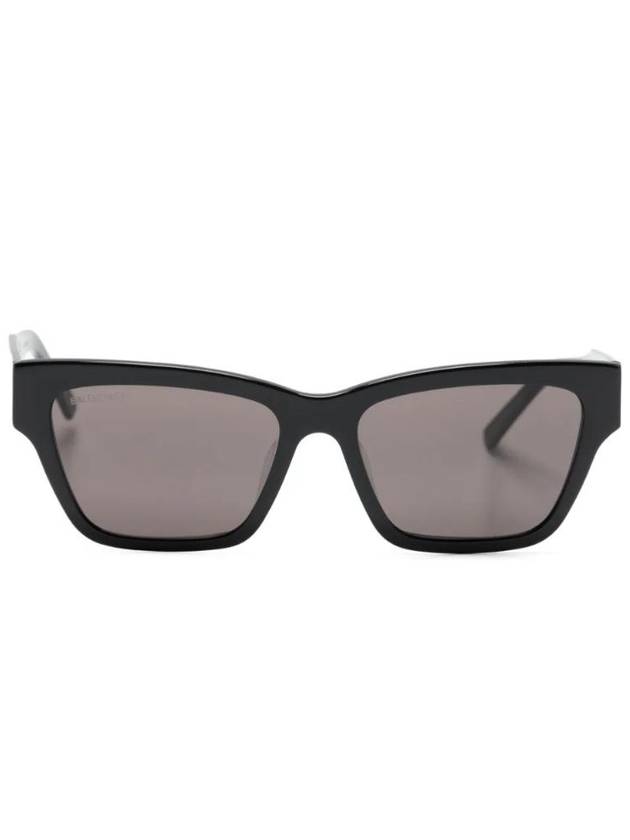 eyewear engraved logo square frame glasses BB0307SA - BALENCIAGA - BALAAN 1