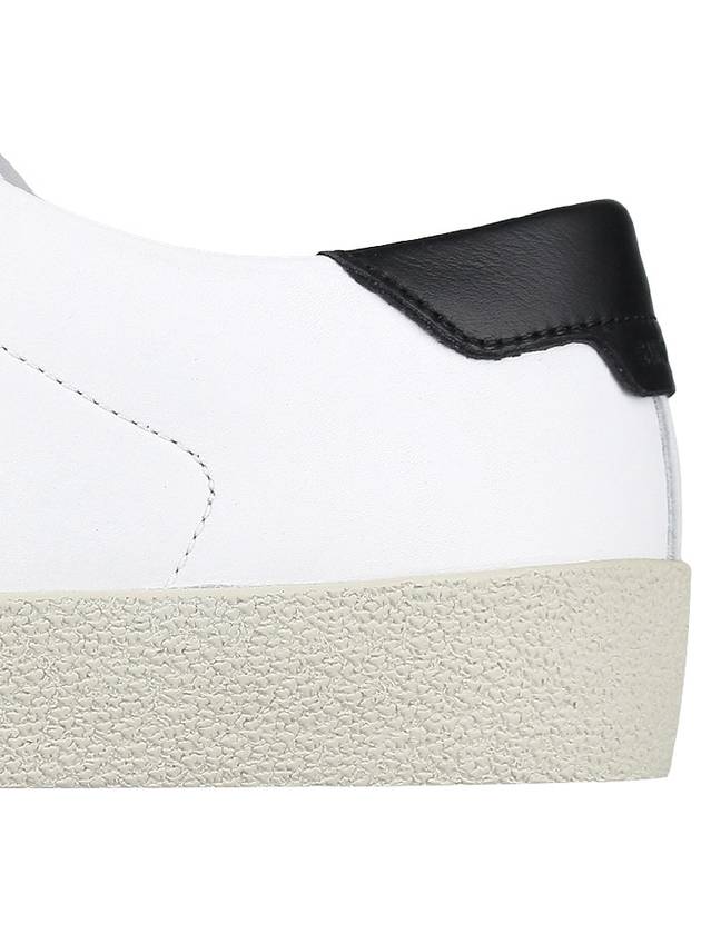 Court Classic SL 06 Leather Low Top Sneakers White - SAINT LAURENT - BALAAN 7