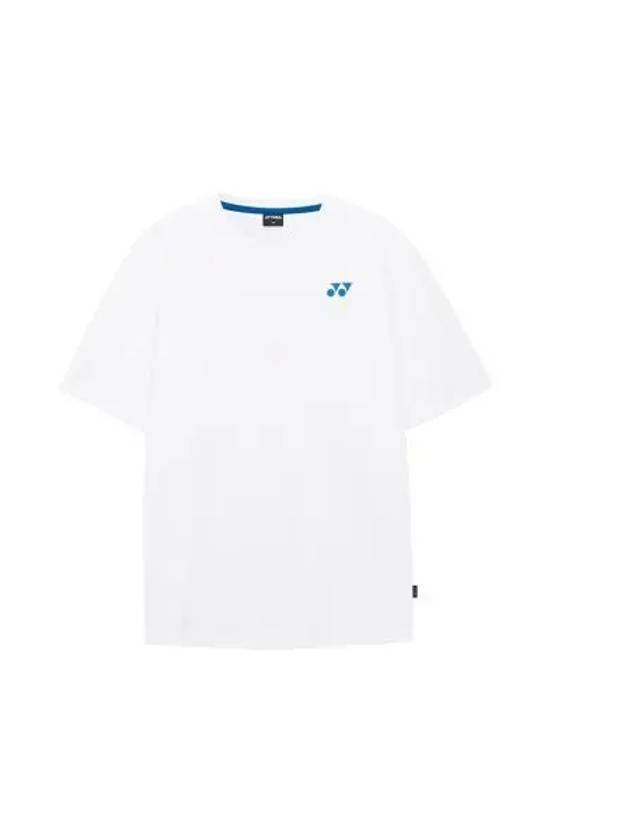 YONEX 243TS040U White Unisex Human Concept Graphic Short Sleeve T Shirt - YOUNESS - BALAAN 1