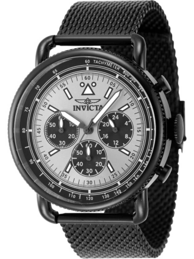 Invicta Speedway Zager Exclusive Chronograph Quartz Silver Dial Men's Watch 47362 - INVICTA - BALAAN 1