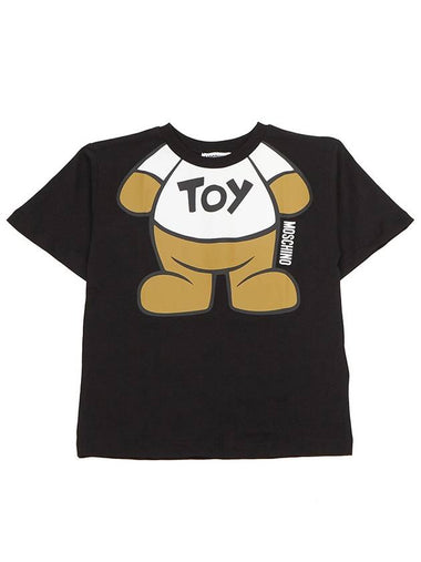 Kids short sleeved T shirt HXM03R LAA33 60100 Adults can wear - MOSCHINO - BALAAN 1