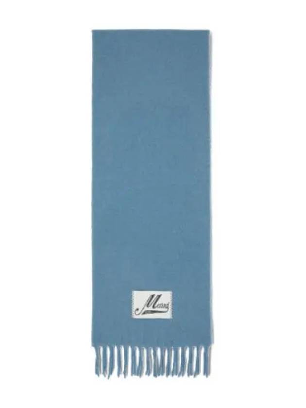 Brushed alpaca muffler rake scarf - MARNI - BALAAN 1