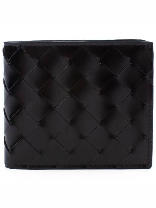 Intrecciato Half Wallet Black - BOTTEGA VENETA - BALAAN 2