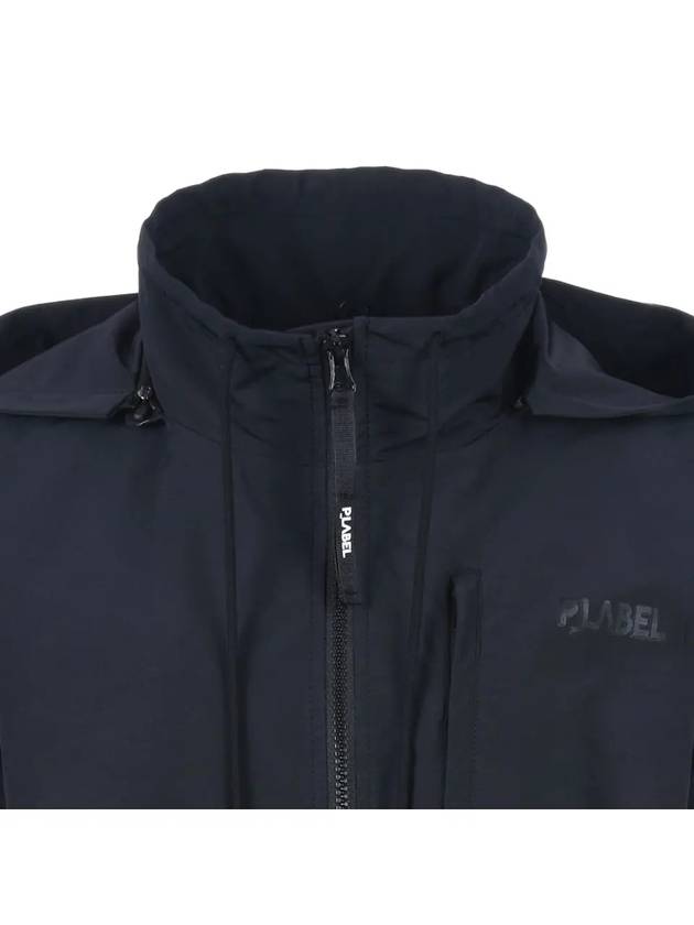 Back logo windbreaker hood long jumper MW3SM004BLK - P_LABEL - BALAAN 6