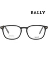 Eyewear Asian Fit Square Horn Rim Pink Bridge Eyeglasses black - BALLY - BALAAN 4