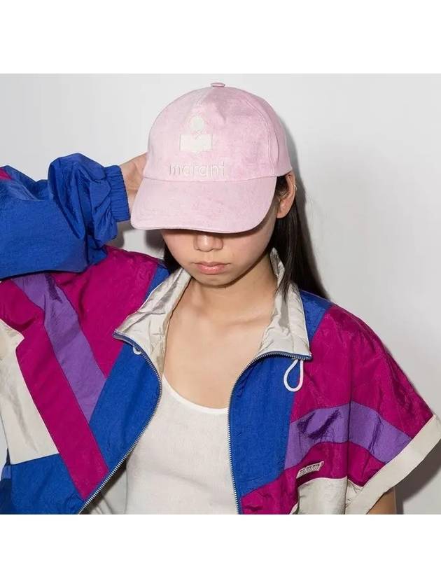 Tyrone Logo Wool Ball Cap Pink - ISABEL MARANT - BALAAN.