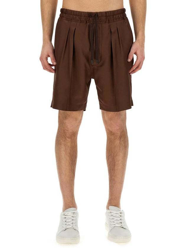 Short Pants SSC001 FMS026S24KB650 BROWN - TOM FORD - BALAAN 2