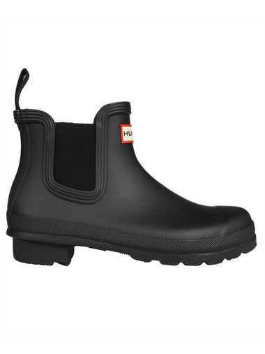 Women's Original Chelsea Rain Boots Black - HUNTER - BALAAN 1