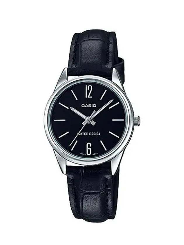 Women's Leather Wrist Watch LTPV005L1B - CASIO - BALAAN 1