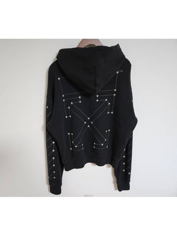 S Black Arrow Hoodie OMBB037E19E30001 - OFF WHITE - BALAAN 1