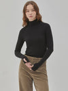 Angora Warmer High Neck Top Black - RYUL+WAI: - BALAAN 1