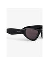 Cat eye logo temple sunglasses AA0076S 001 - ALAIA - BALAAN 4