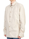 Malo Logo Cotton Long Sleeve Shirt Beige - A.P.C. - BALAAN 5