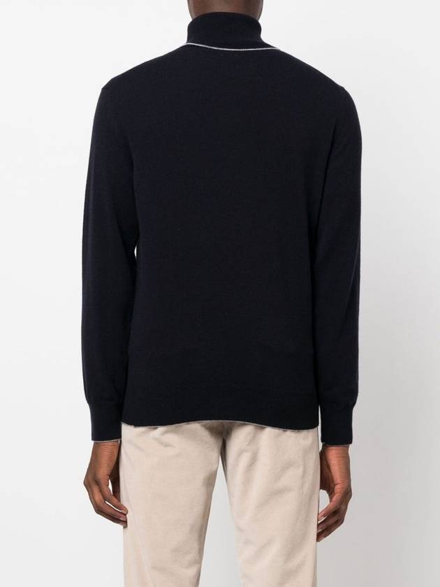 Eleventy Cashmere Turtleneck Navy D76MAGD32 - ELEVENTY MILANO - BALAAN 3