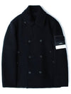 441F5 Ghost Heavy Melton Soft Jacket Black - STONE ISLAND - BALAAN 2