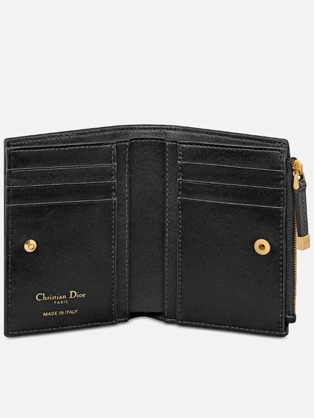 Women s Miss Dior Dahlia Half Wallet Black S3602UBTK M900 - DIOR - BALAAN 4