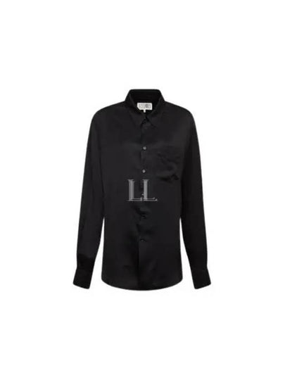 Lining Look Two-Way Long Slevees Shirt Black - MAISON MARGIELA - BALAAN 2