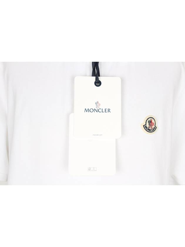 Back logo collar optical white XXL - MONCLER - BALAAN 3