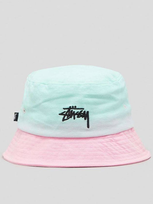 Stock Tie Dye Bucket Hat Pink - STUSSY - BALAAN 2