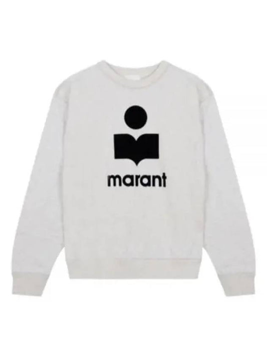 Mikoy Logo Cotton Sweatshirt Ecru - ISABEL MARANT - BALAAN 2