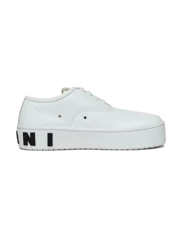 Maxi Logo Low Top Sneakers White - MARNI - BALAAN 5