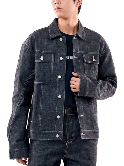 Koreva Ecco Raw Denim Jacket Black - PHILOGRAM - BALAAN 2